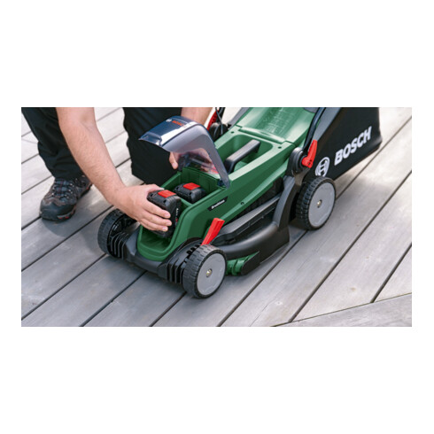 Tondeuse à gazon sans fil UniversalRotak 2x18V-37-550 Bosch, Solo