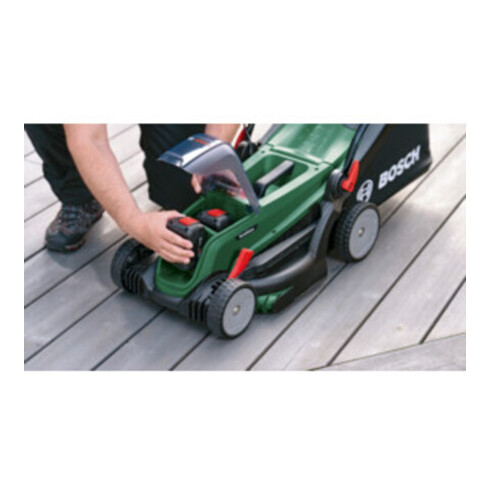 Tondeuse à gazon sans fil UniversalRotak 2x18V-37-550 Bosch, Solo