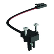 Top-Einspeiser schw. li, 36W 12V,36W, 2m,LED-St. Schw.