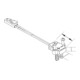 Top-Einspeiser schw. li, 36W 12V,36W, 2m,LED-St. Schw.-2