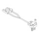 Top-Einspeiser schw. li, 60W 12V,60W,2m,2LED-St. Schw.-4