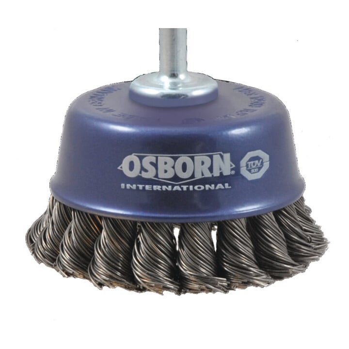 Topfbürste D.65mm Drahtstärke 0,5mm STA 6000min-¹ OSBORN