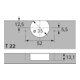 Topfscharnier Selekta TH 32 z.Anschr.HETTICH-2