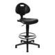 Topstar Arbeitsdrehstuhl Tec 20 Bodengleiter+Fußring Polyurethanschaum schwarz 590-840mm-3