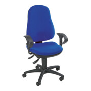 Topstar Bürodrehstuhl royalblau Lehnen-H.580mm Sitz-H.420-550mm ohne Armlehnen