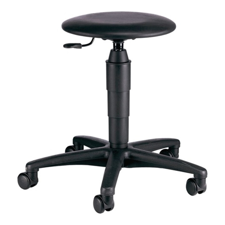 Topstar Drehhocker m.Rollen Kunstleder Sitz-H.420-550mm Sitz-D.360mm
