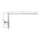 Tor-Winkelband 400x800x40x105mm STA galv.gelb verz.li.ob 5mm GAH-3