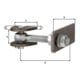 Torband 145x33x80x150x34x65mm STA verz.Btl.GAH-1