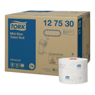 Tork Advanced Papier toilette Midi T6 1 couche a-lagig