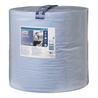 TORK Asciugamani di carta multiuso extra resistenti, blu, Modello: W
