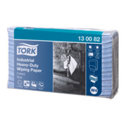 TORK Extra sterke industriële papieren poetsdoeken, set 5-delig, Type: W