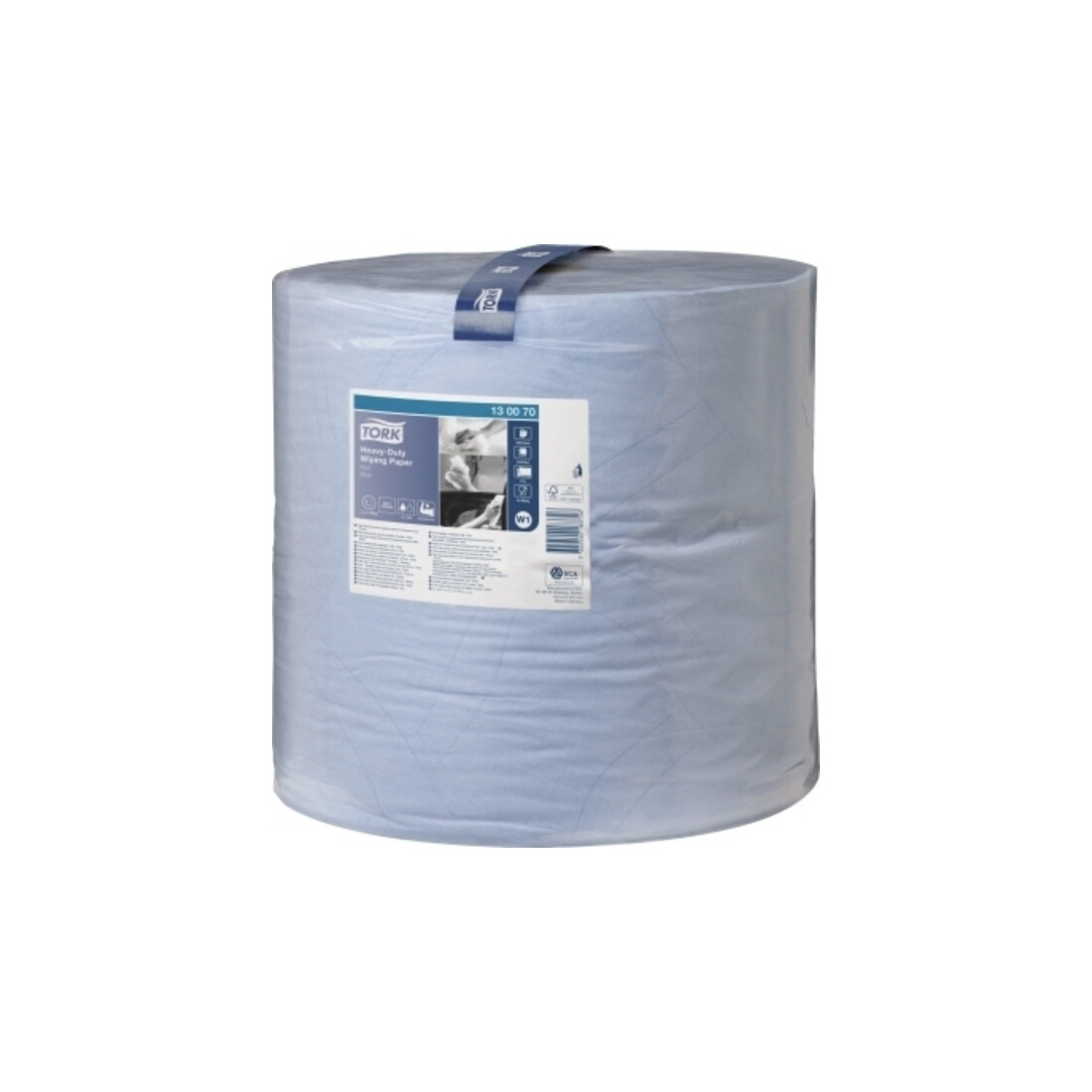TORK Extra sterke universele papieren poetsdoeken (blauw), Type: W