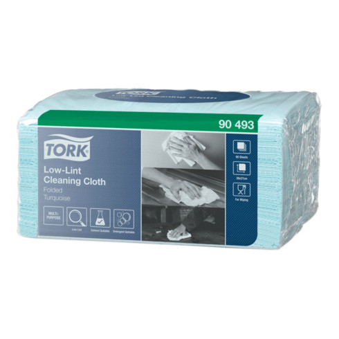Tork Jeu de chiffons de nettoyage très peu pelucheux 8 pièces