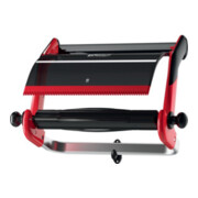 Tork Putztuchwandhalter Ku./Metall rot/schwarz B.646xH.463xT.274mm f. Rollen-B.430mm