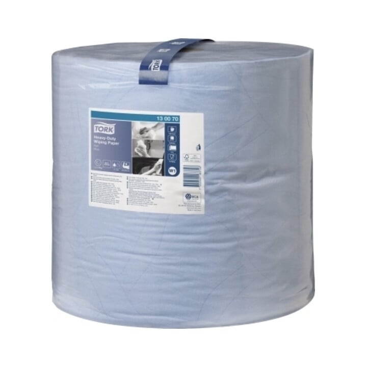 TORK Serviettes en papier multi-usages ultra-résistantes (bleues), Type: W