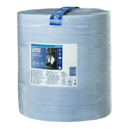 Tork Univ. Wischtuch 330 blau 3lag.37x34cm 1000Bl.