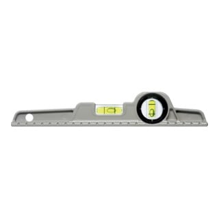 Torpedo Wasserwaage FORTIS 25cm Aluminium-Druckgussprofil