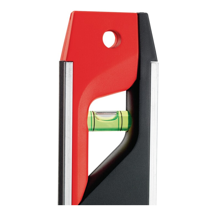 Torpedowasserwaage T PRO 23cm Aluminium/ABS Ku.rot/schwarz 1 mm/m 1 mm/m SOLA