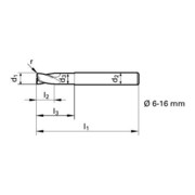 Torusfr. VHM D6527NSignum16,0/2,00mm L Gühring-1