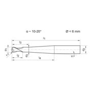 Torusfr. WN VHM Signum 3,0/0,5mm Z 2 L Gühring-1