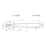 Torusfr. WN VHM Signum 4,0/1,0mm Z 2 E.L Gühring-1