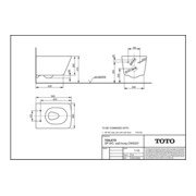 TOTO Wand-WC SP tief, randlos, Tornado-Flush weiß-1