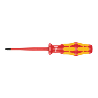 Tournevis 05020131001 VDE-PH T.1x80 mm L.178mm lame ronde, manche de force multi