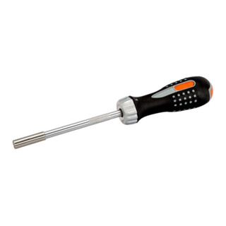 Tournevis à cliquet 1/4" magnétique 6 embouts E/D/E