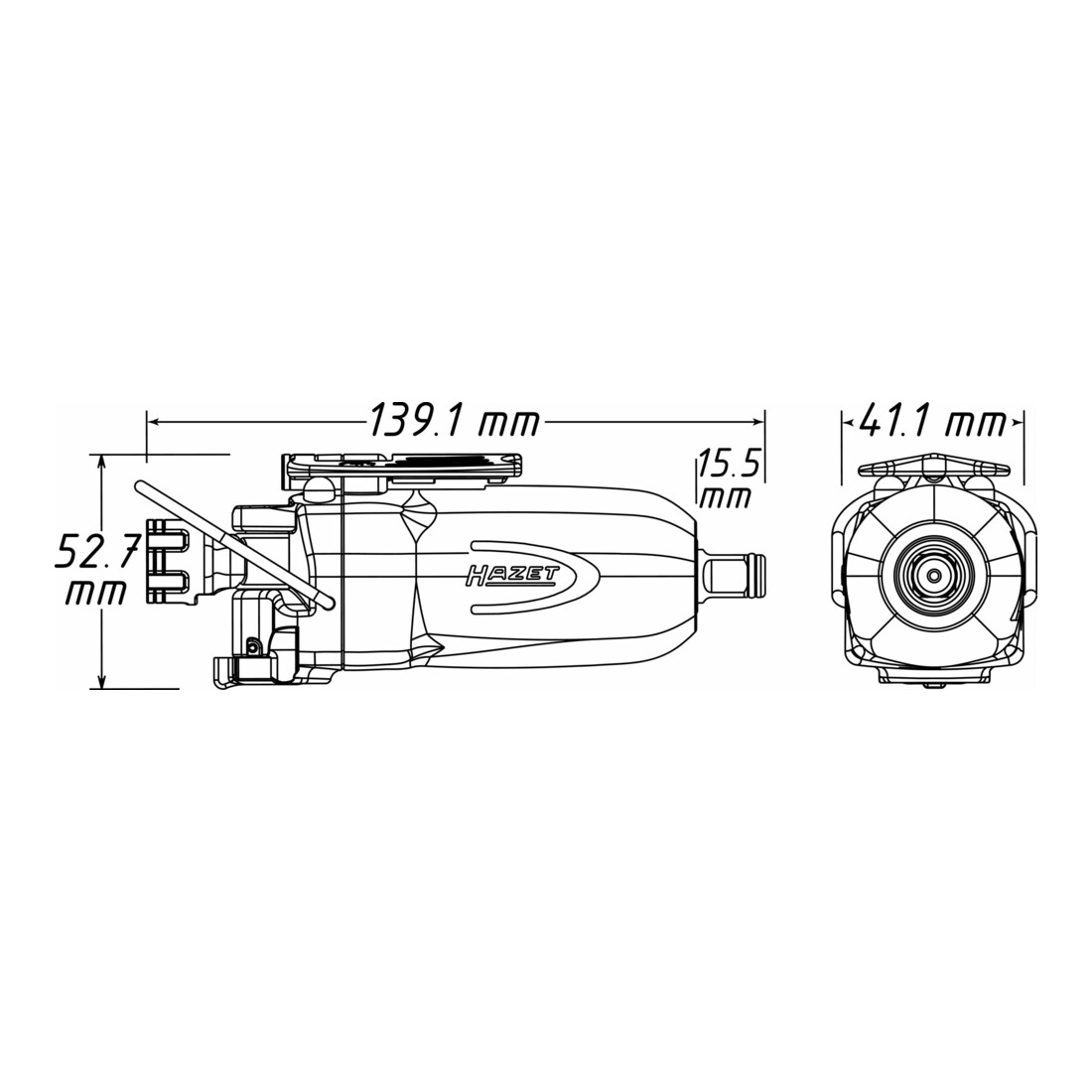 Tournevis à frapper 9011T 108 Nm HAZET