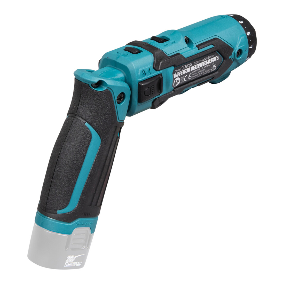 Tournevis articulé Makita sans fil 7,2 V (sans batterie, sans chargeur) DF012DZ