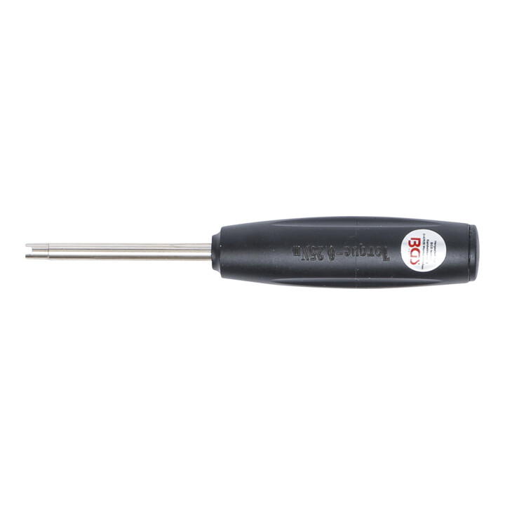 Tournevis dynamométrique pour inserts de valves 0,25 Nm BGS
