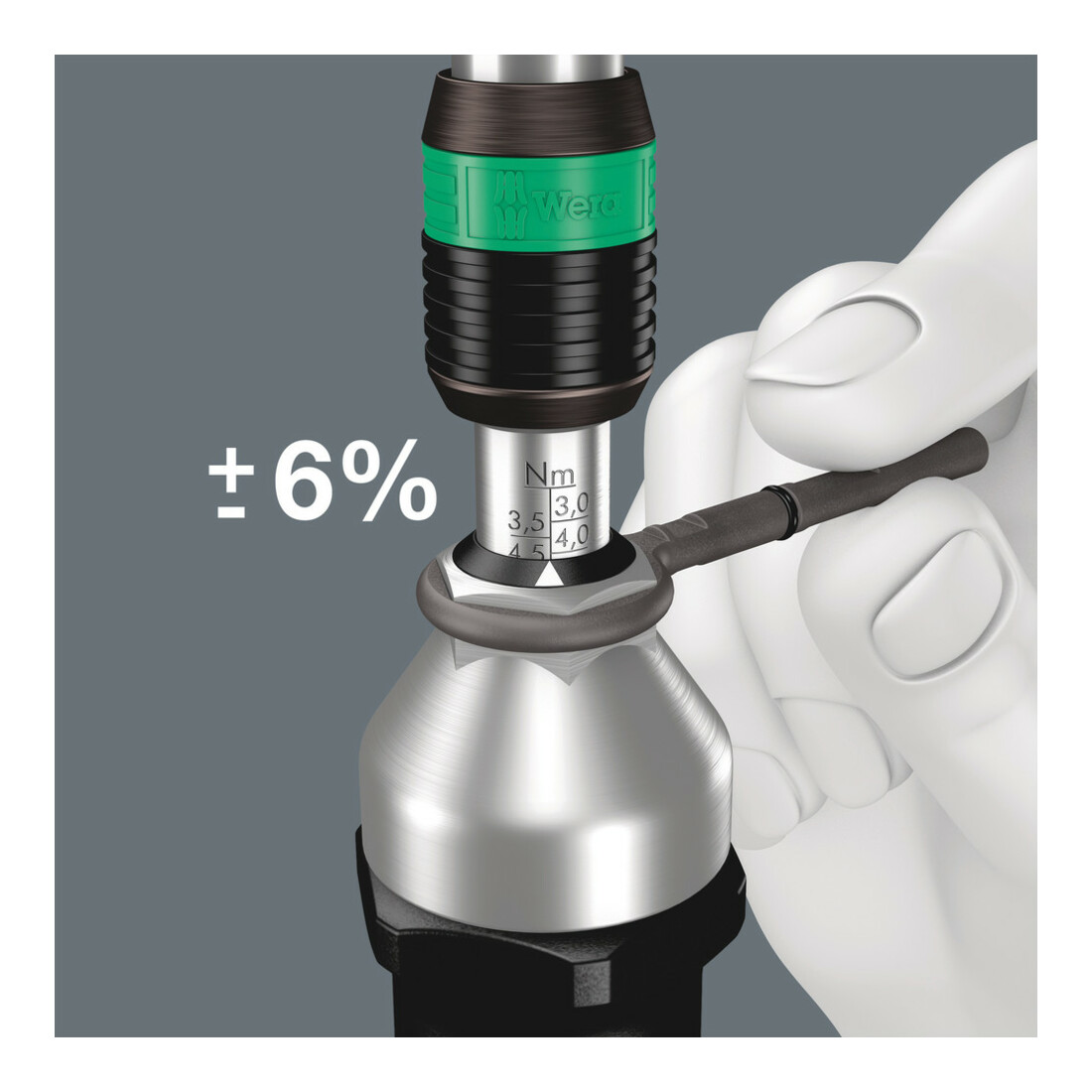 Tournevis dynamométrique Wera avec vernier 880 cN·m