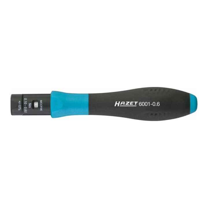 Tournevis dynamométriques 6001-0.6/3 0.1 – 0.6 Nm HAZET