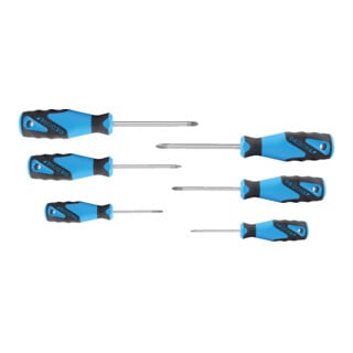 Tournevis Gedore 3C jeu de 6 pcs PH+PZ 0-1-2