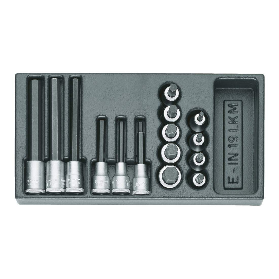 Tournevis Gedore de 1/2" dans le module 1/3 ES (1500 ES-IN 19 LKM)