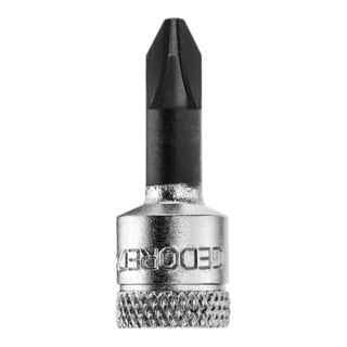 Tournevis Gedore embout douille 1/4'' cruciforme PH 1