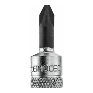 Clé à douille Gedore à insérer dans un évidement transversal de 1/4" PZ