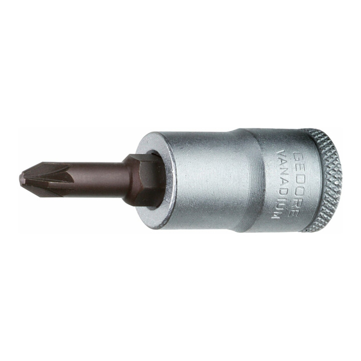 Tournevis Gedore embout insert 3/8'' cruciforme PZ 1