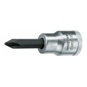 Tournevis Gedore embout insert 3/8" creux en croix PH 1-2