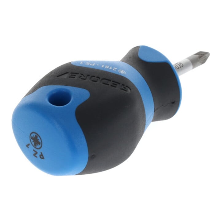 Tournevis Gedore, forme courte, empreinte cruciforme PZ 1