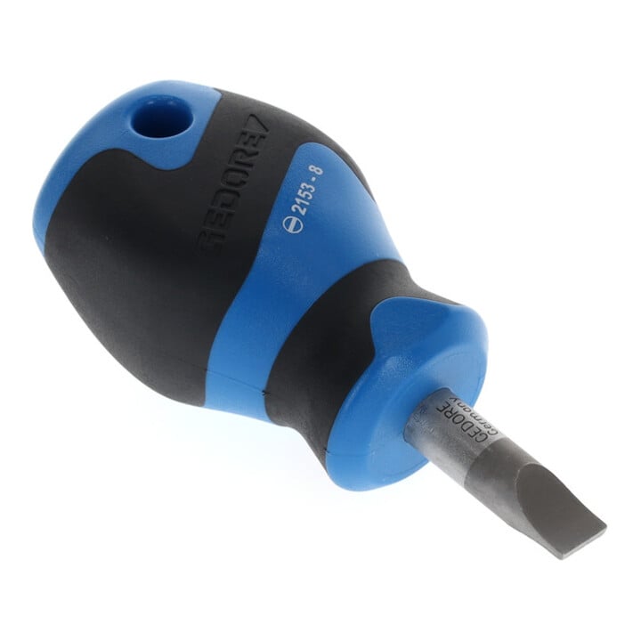 Tournevis Gedore, forme courte, fente 8 mm