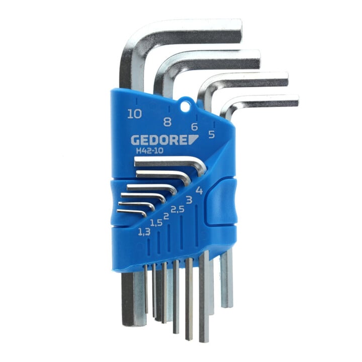 Tournevis Gedore offset dans son support 10 pcs 1,3-10 mm