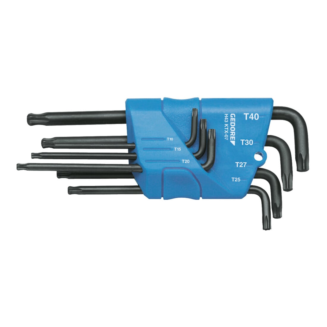 Tournevis Gedore offset dans son support 7 pcs TX T10-T40