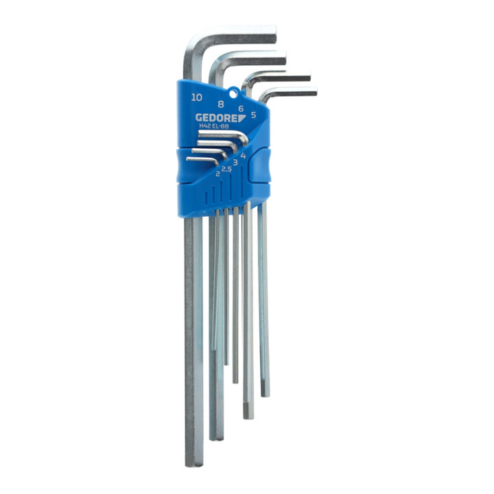 Tournevis Gedore offset long dans son support 8 pcs mm