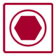 Tournevis Gedore Red 2K à poignée en T hexagonal décalé 2,5mm Six-pans creux-3