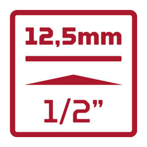 Tournevis Gedore rouge encastré 1/2 6kt 30tlg