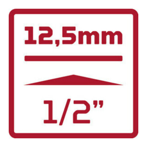 Tournevis Gedore rouge encastré 1/2 6kt 30tlg