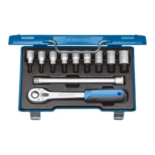 Tournevis Gedore set 1/2'' 11 pcs. intérieur 6 pans  5-17mm