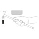 Tournevis Gedore XL offset, double tête de stylo à bille 2 mm