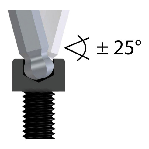 Tournevis Gedore XL, double embout à bille